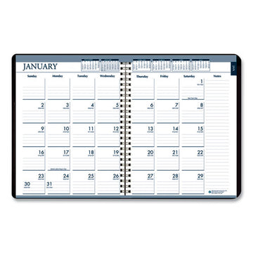 House of Doolittle™ Recycled Monthly Weekly 7 Day Planner, 8.75 X 6.88, Black Cover, 12-month (jan To Dec): 2022 freeshipping - TVN Wholesale
